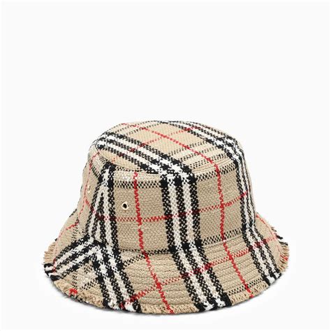 burberry bucket hat plaid|Burberry bucket hat size chart.